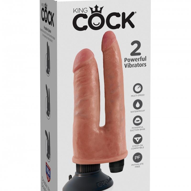KING COCK | Silikondildo 18 cm Dual Density