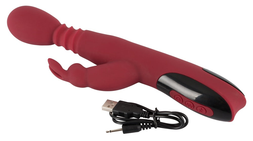 YOU2TOYS | Thrusting Rabbit Vibrator m. Varmning