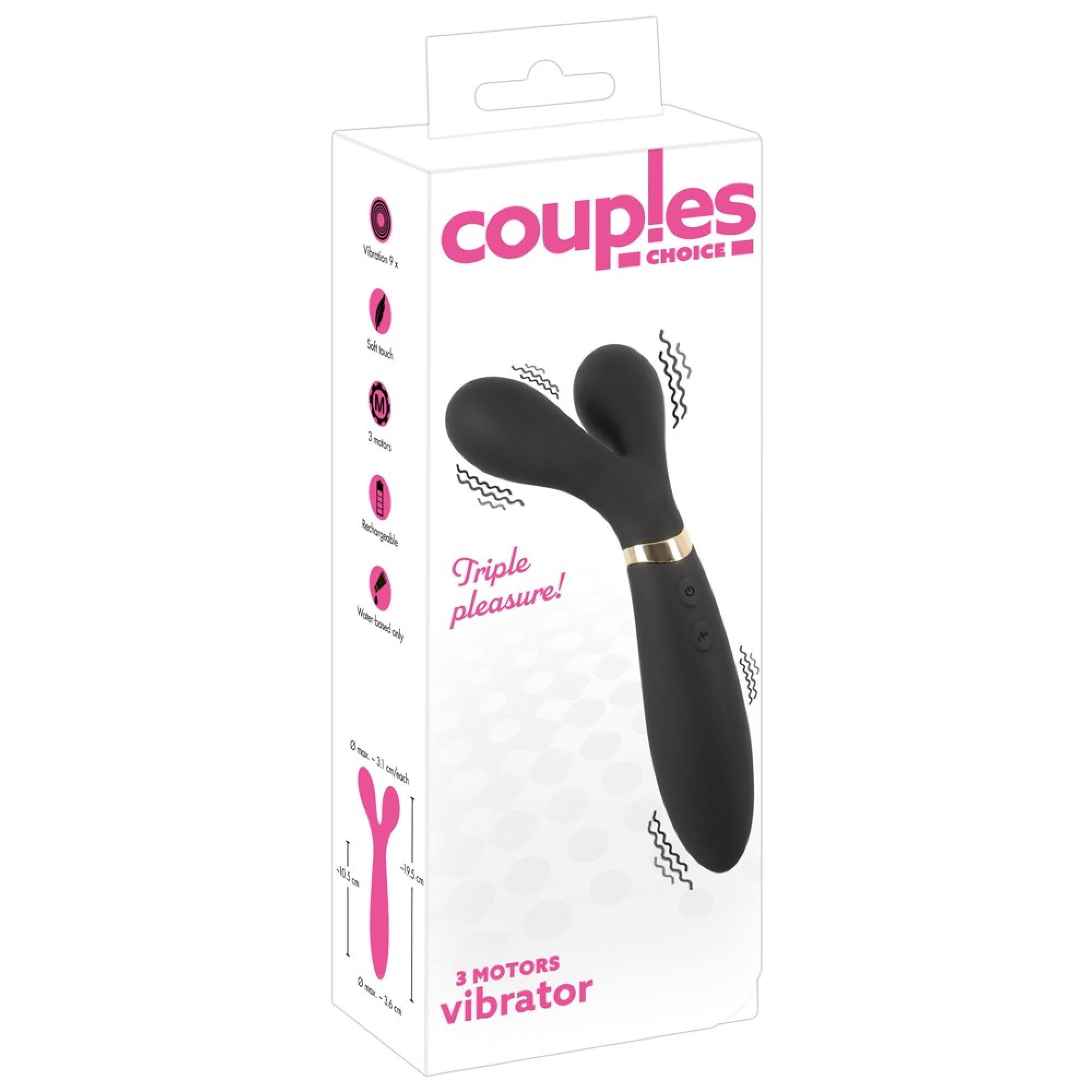 COUPLES CHOICE | Vibrator med Dobbel Stimulering for Par